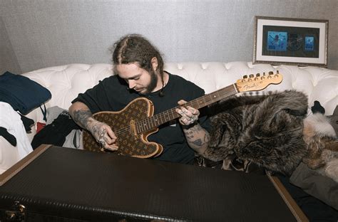 post malone louis vuitton telecaster|post malone instagram.